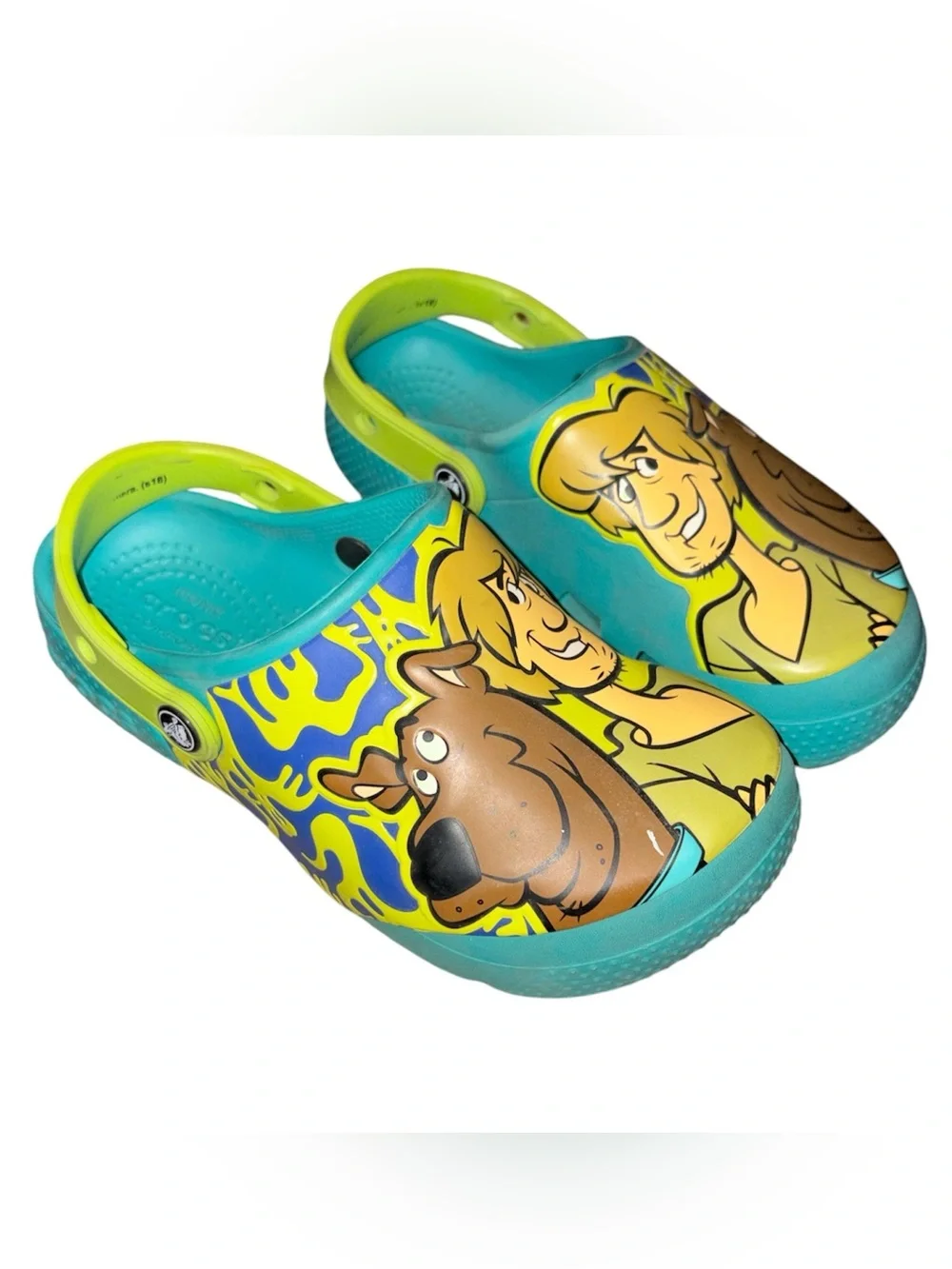 Shaggy + Scooby Doo kids size 1 Crocs